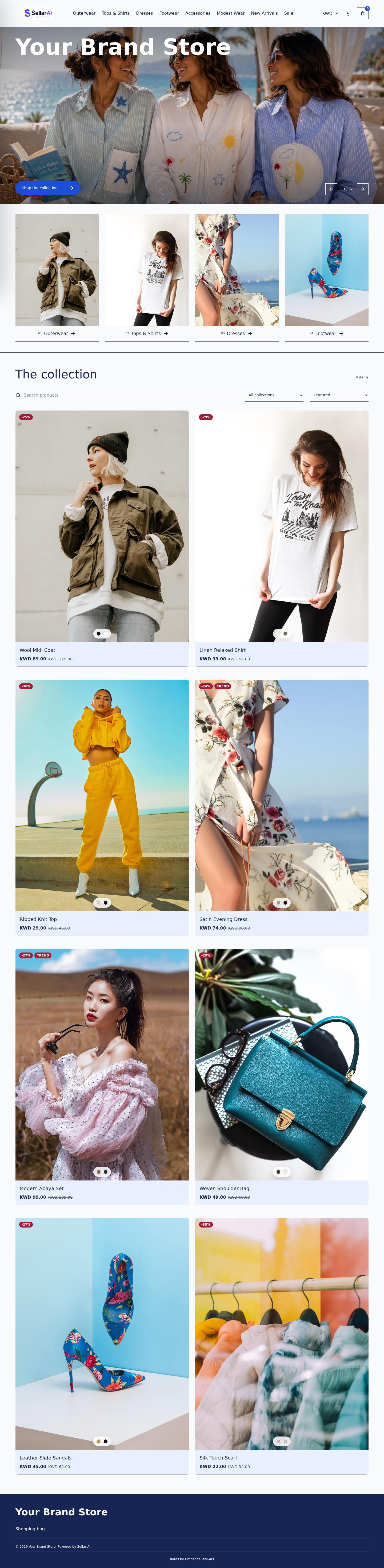 Studio full homepage preview